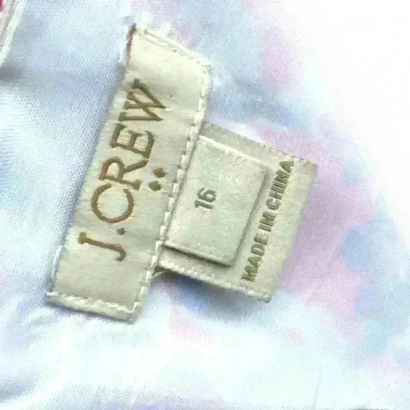 Floral Mini Adjustable Straps J. Crew Dress Size 16 NWOT - Picture 4 of 5